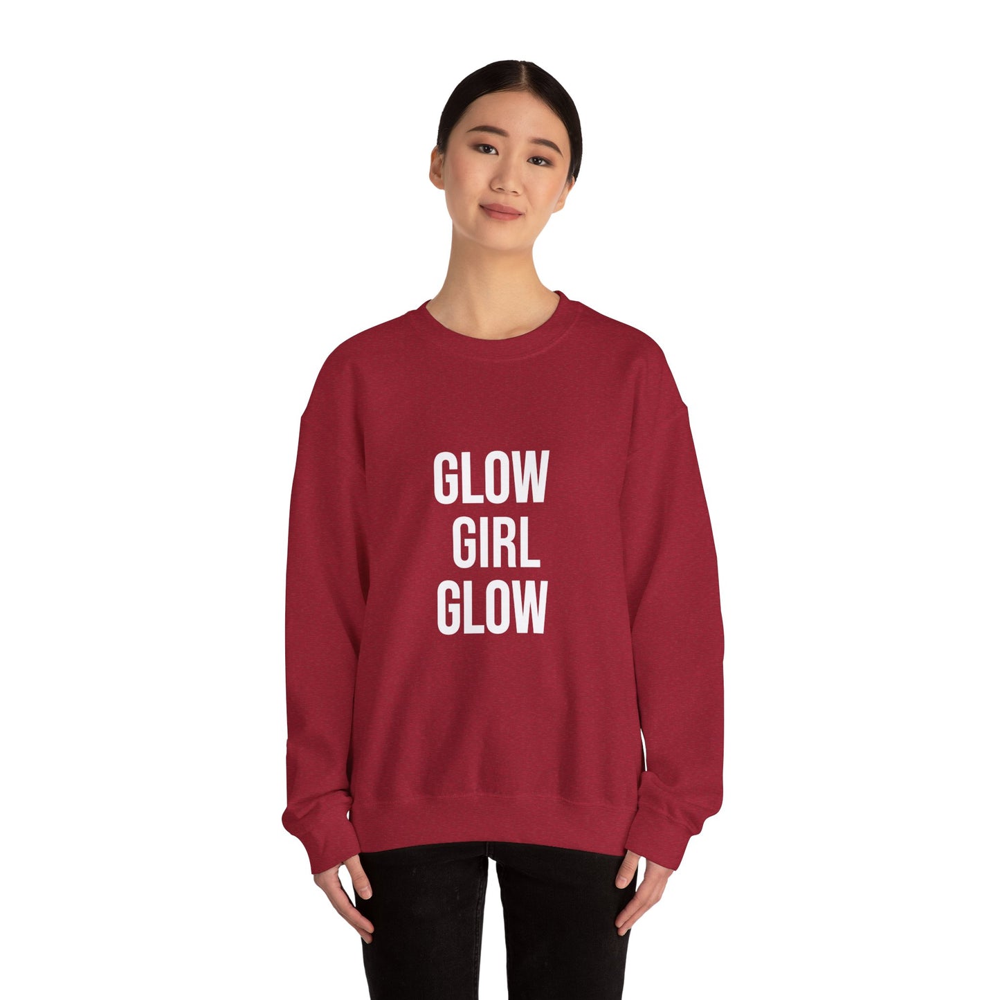 Glow Girl Sweatshirt-Unisex Heavy Blend™ Crewneck Sweatshirt