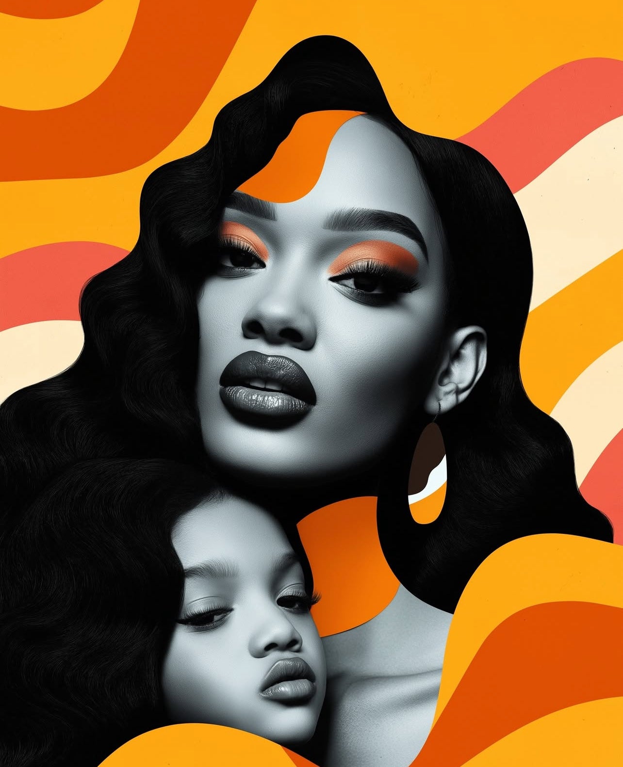 Commissioned Photo Illustration/Collage Portraits