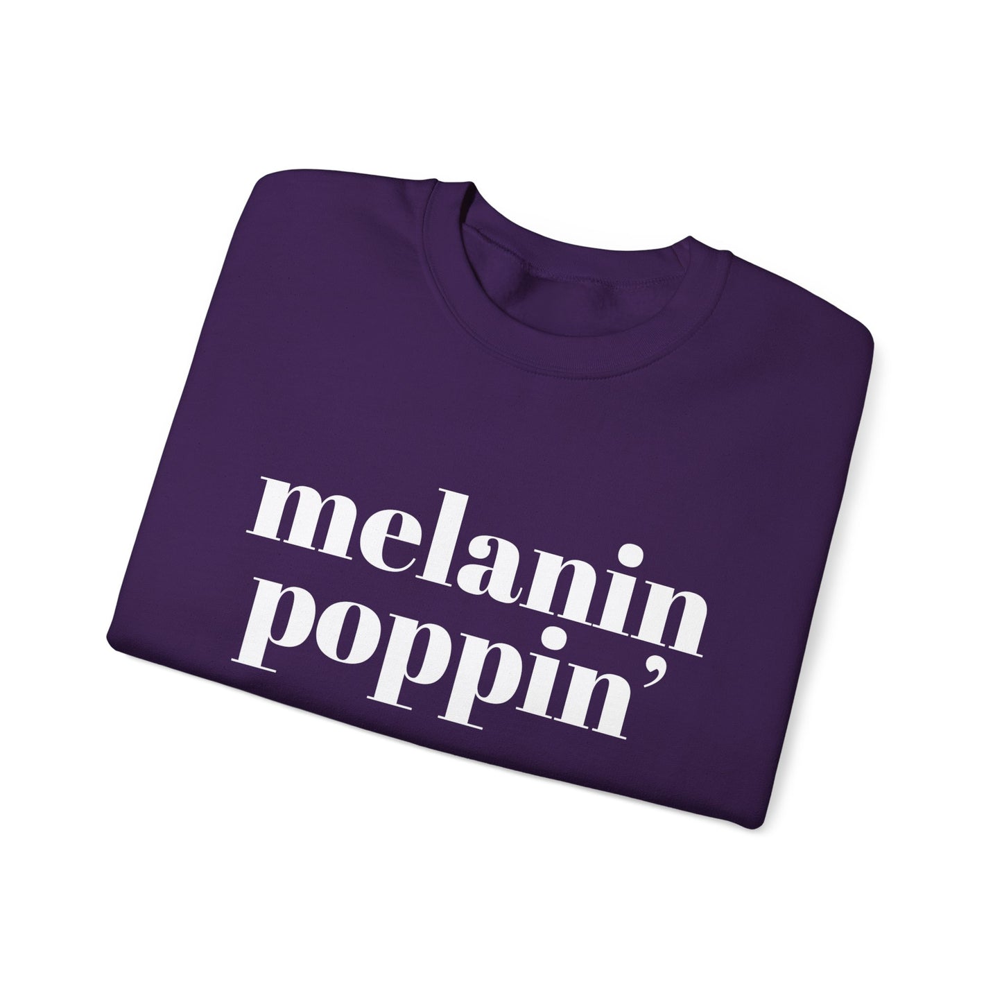 Melanin Poppin' Unisex Heavy Blend™ Crewneck Sweatshirt