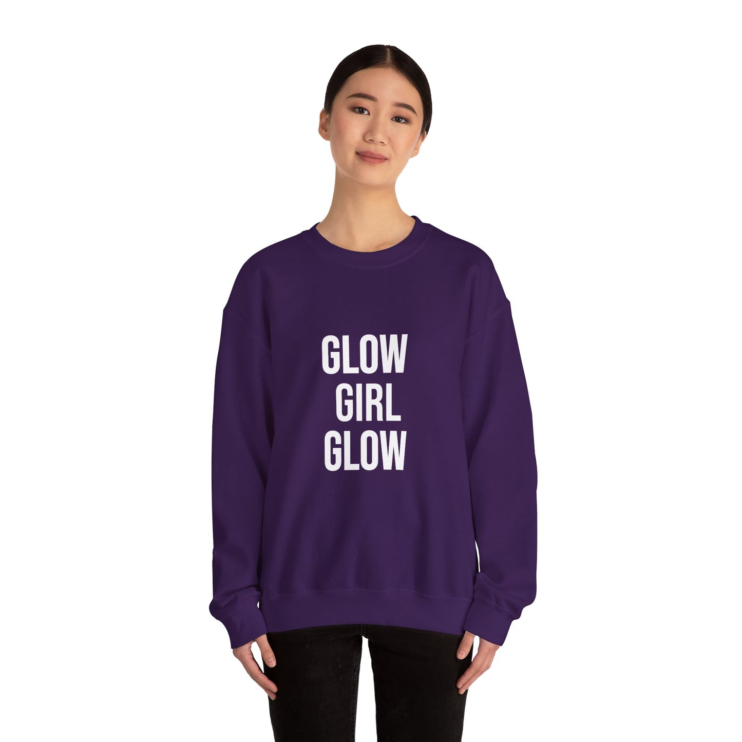 Glow Girl Sweatshirt-Unisex Heavy Blend™ Crewneck Sweatshirt