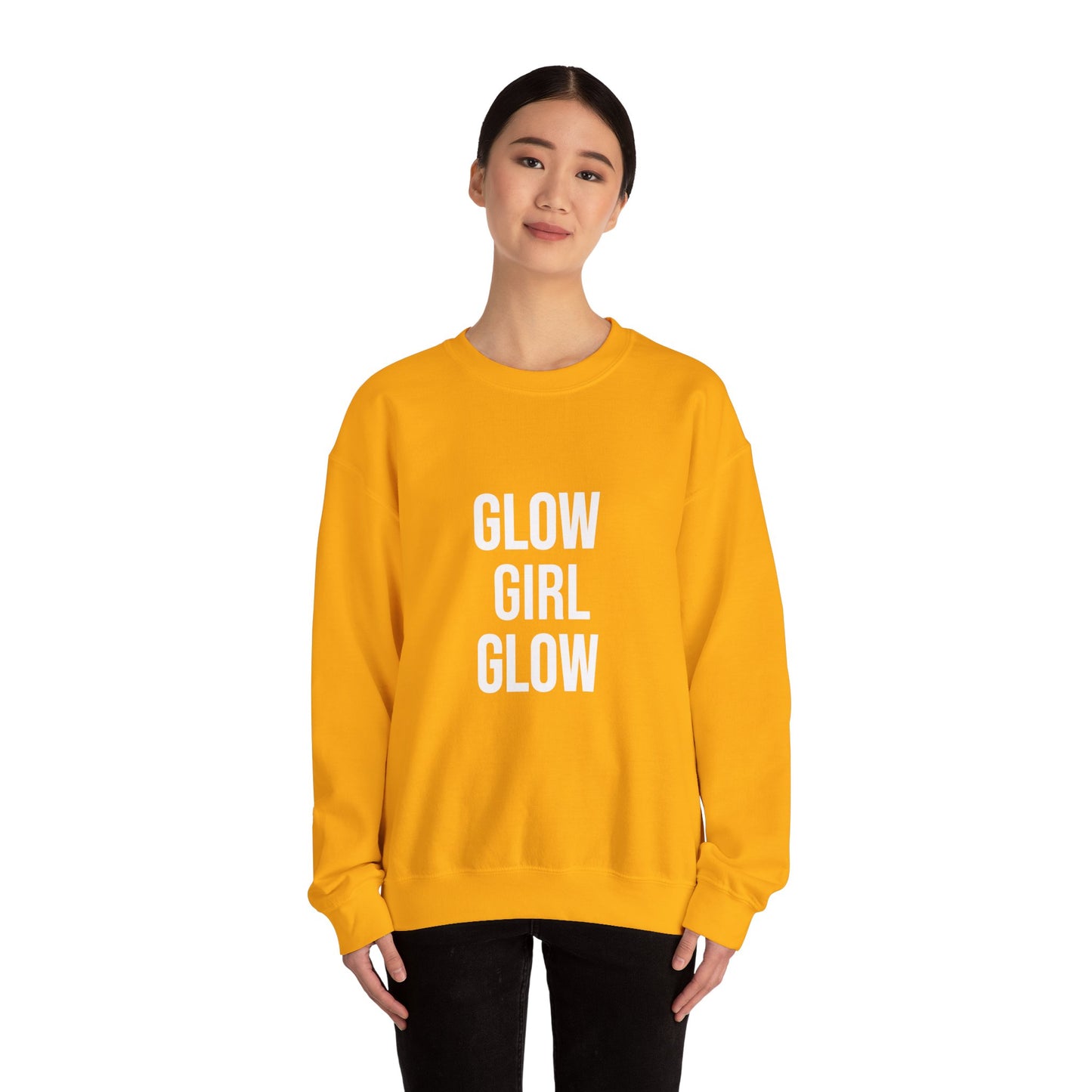 Glow Girl Sweatshirt-Unisex Heavy Blend™ Crewneck Sweatshirt