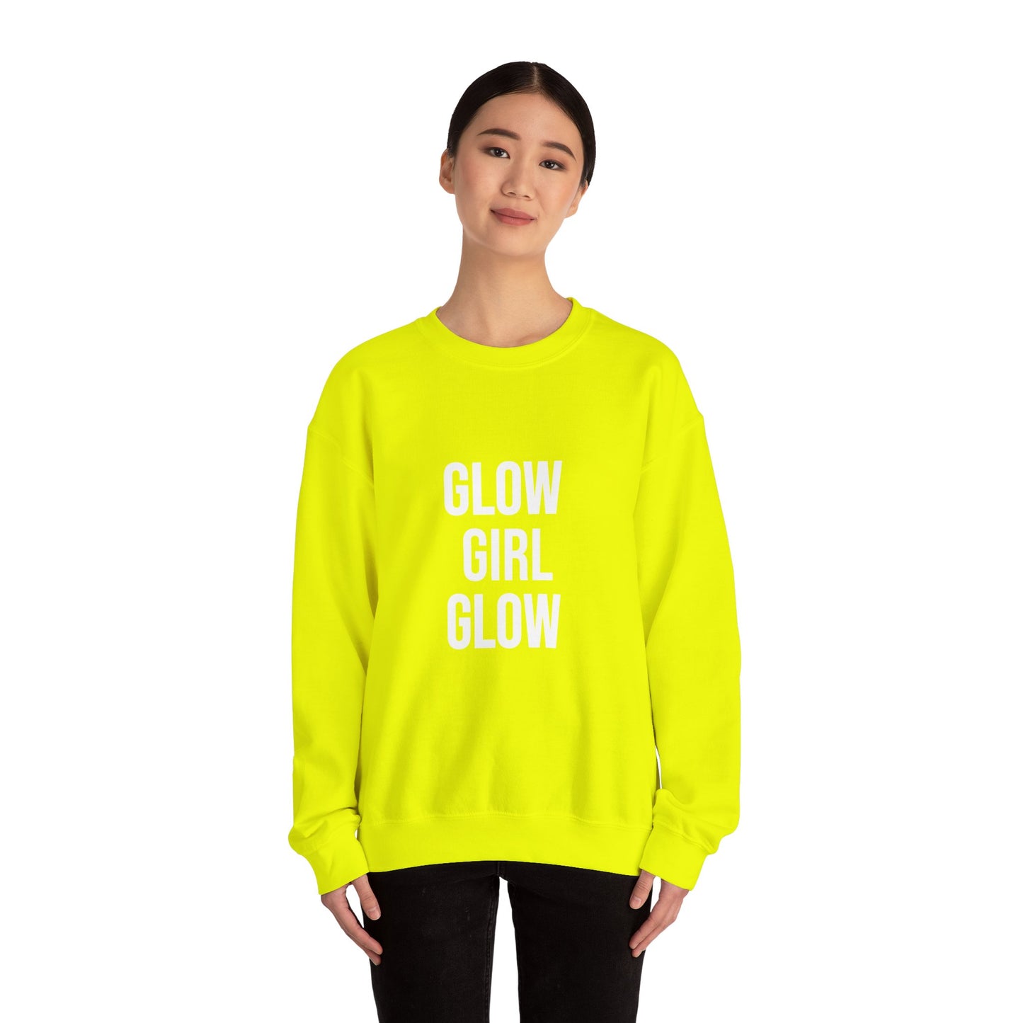 Glow Girl Sweatshirt-Unisex Heavy Blend™ Crewneck Sweatshirt