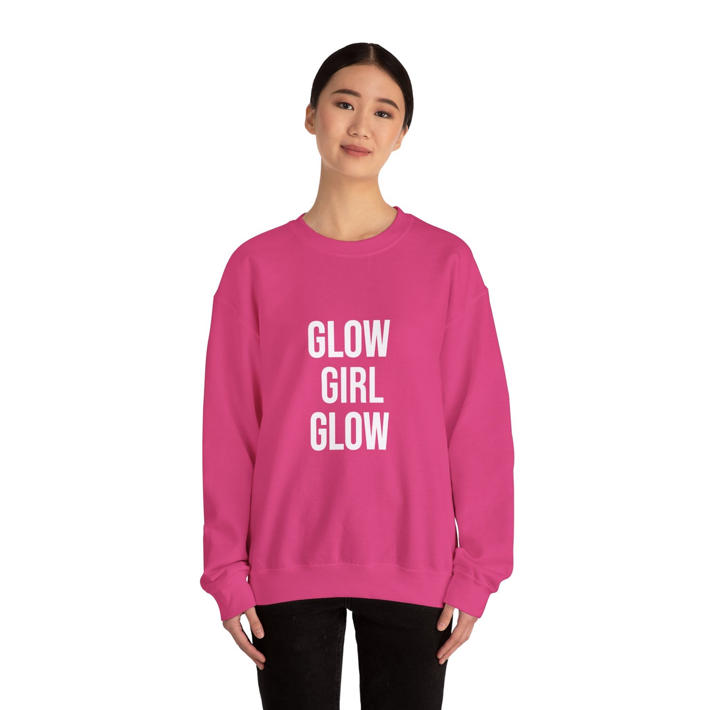 Glow Girl Sweatshirt-Unisex Heavy Blend™ Crewneck Sweatshirt