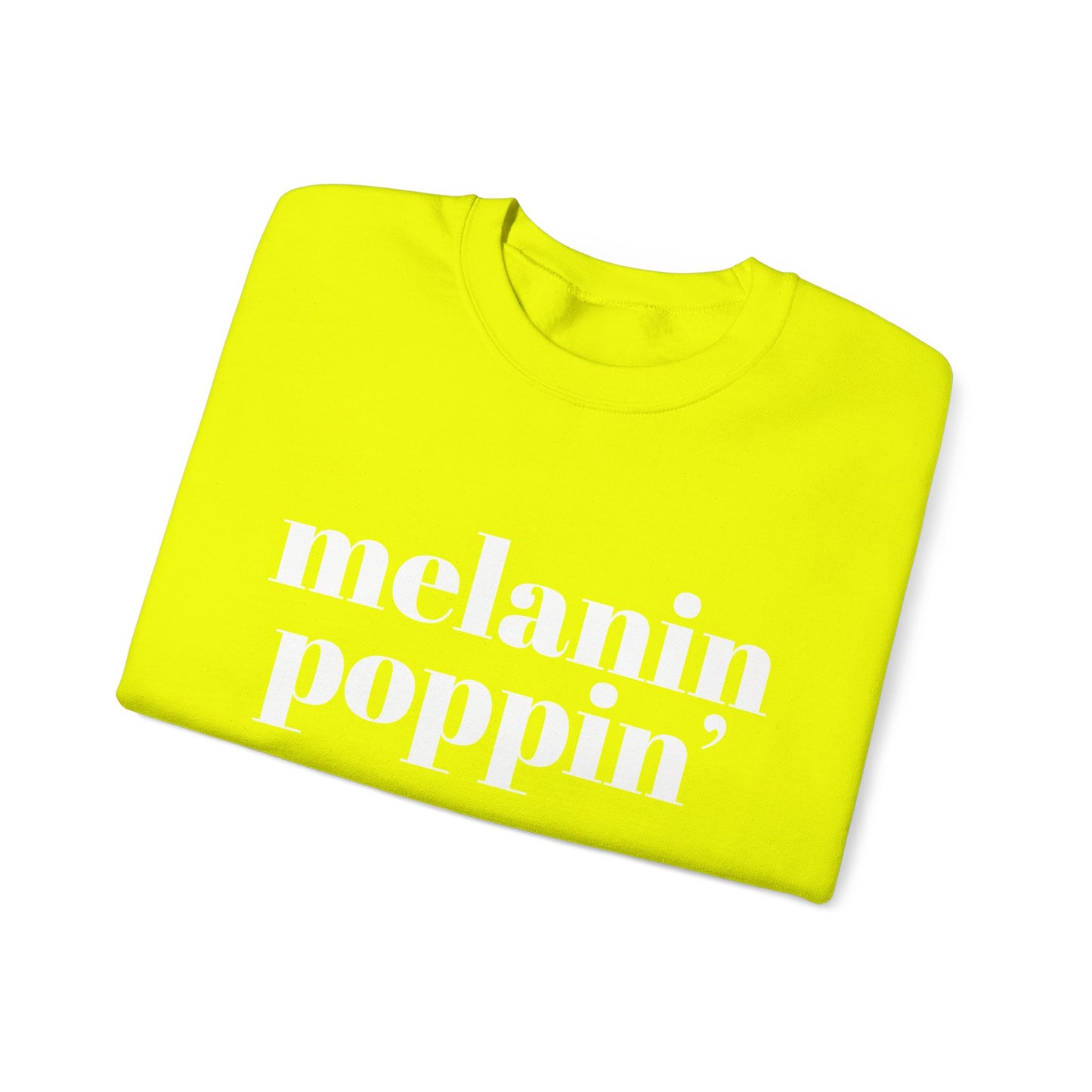 Melanin Poppin' Unisex Heavy Blend™ Crewneck Sweatshirt