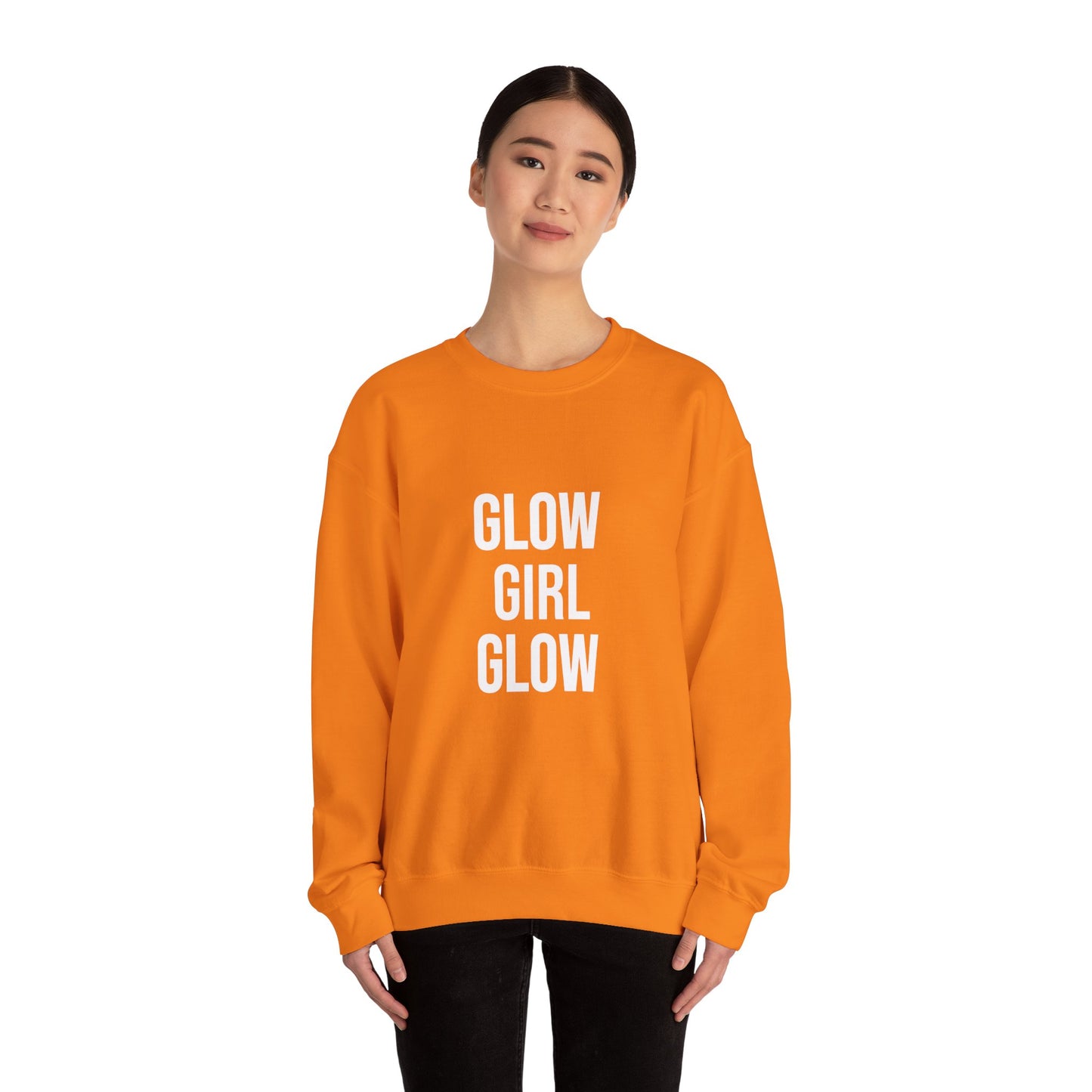 Glow Girl Sweatshirt-Unisex Heavy Blend™ Crewneck Sweatshirt