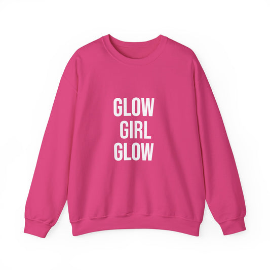 Glow Girl Sweatshirt-Unisex Heavy Blend™ Crewneck Sweatshirt