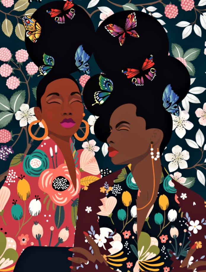 My Sister and I- Statement Art for Celebrating Sisterhood