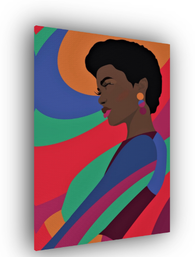 Poise-Afro Celebration Art Print