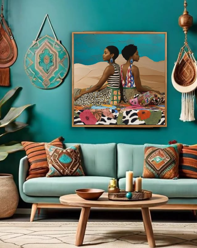 Where Boundaries Lie-Art Print Celebrating Sisterhood
