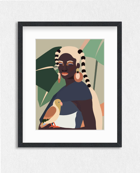 Brown Skin Girl, Your Skin Like Pearls-Self Love Print