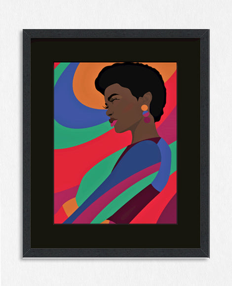 Poise-Afro Celebration Art Print