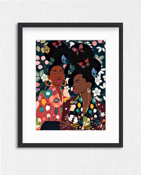 My Sister and I- Statement Art for Celebrating Sisterhood